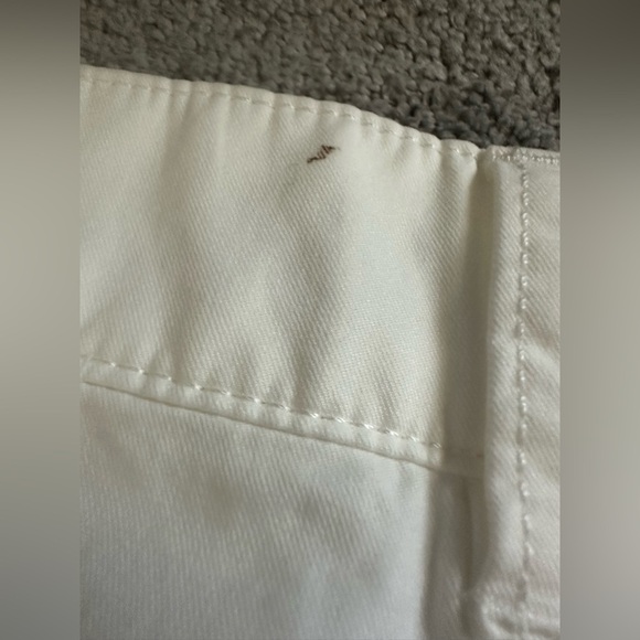 Madewell The Barrel-Leg Utility Pant in Garment-Dyed Twill Size 10 White - Picture 9 of 9